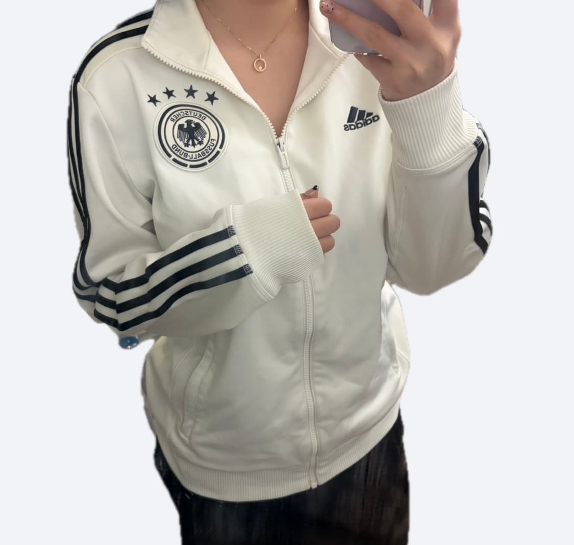 🤍아디다스 베켄바우어 독일 국대 화이트 트랙탑 져지🤍 상품이미지1