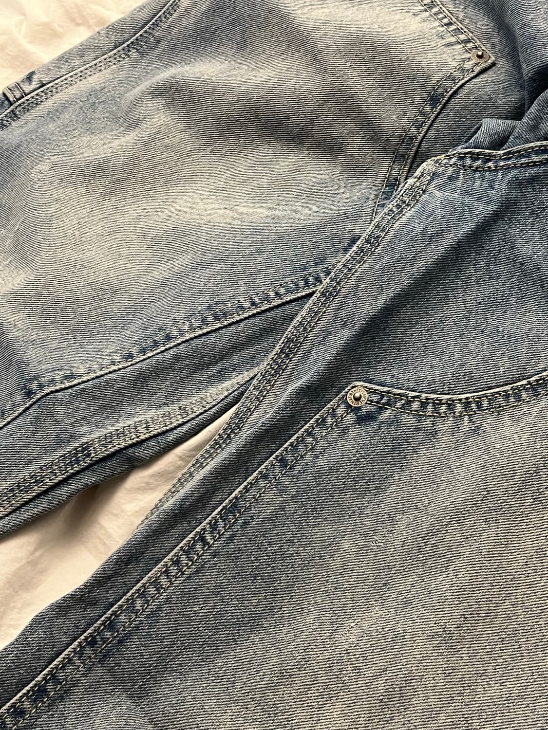 워시드 더블니 팬츠 L [32] [구시즌] 상품이미지5