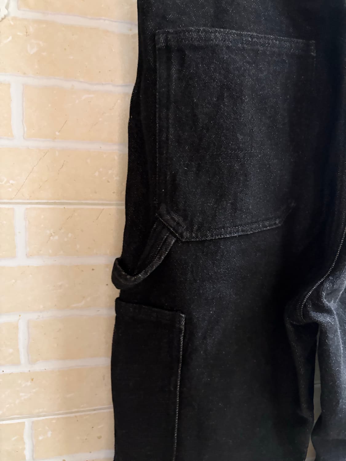 데우스엑스마키나 - 블랙 카펜터 데님 빅펠라 32사이즈 상품이미지5