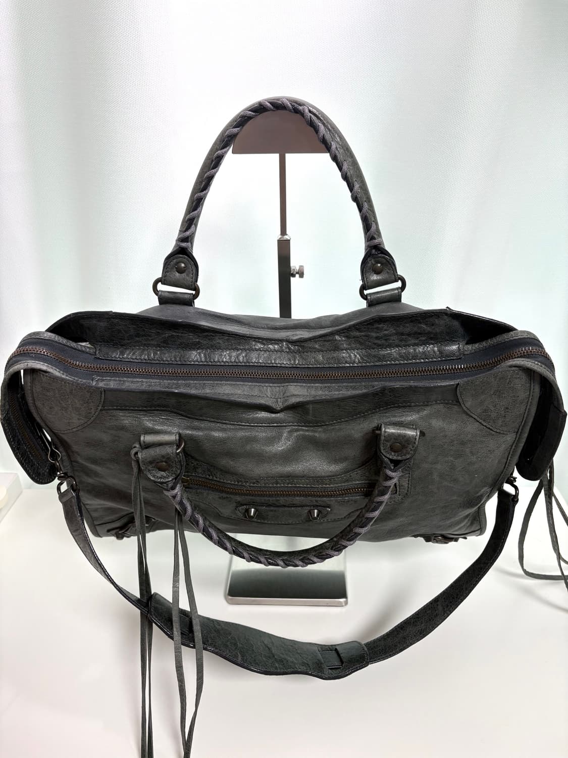 발렌시아가 시티 모터백 그레이 상품이미지6