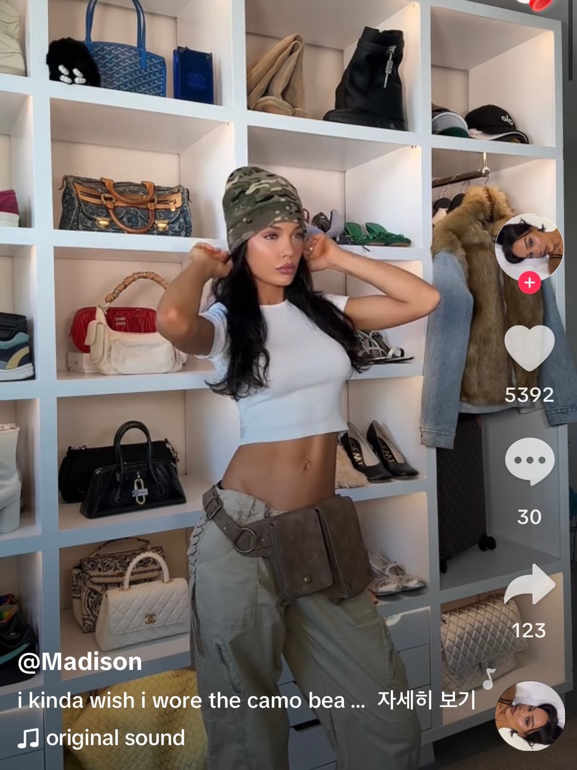 USA 데저트 사막 카모 패턴 플리스 비니 상품이미지8