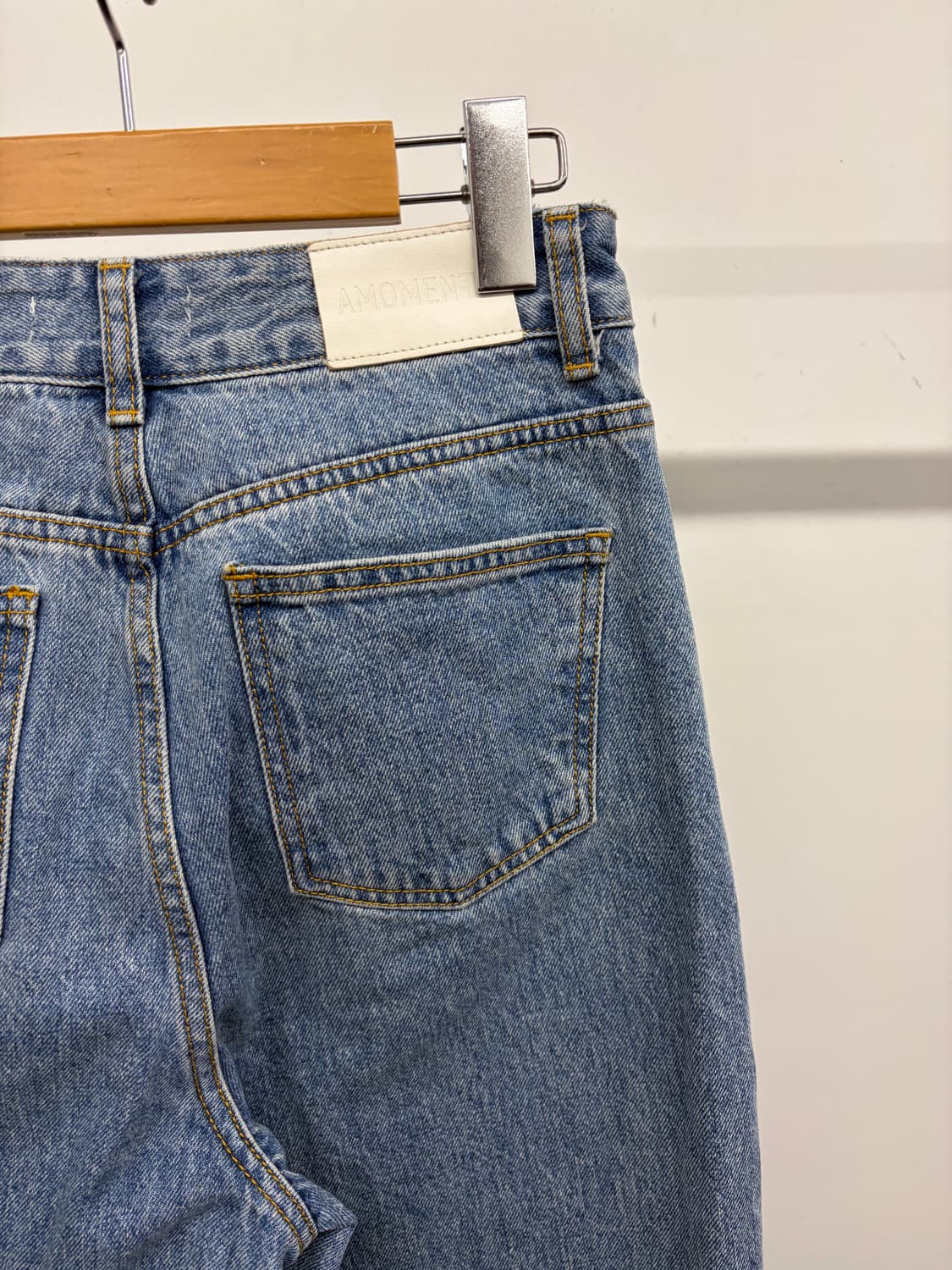 (0) 여성용 아모멘토 RECYCLED COTTON DENIM 청바지 상품이미지5