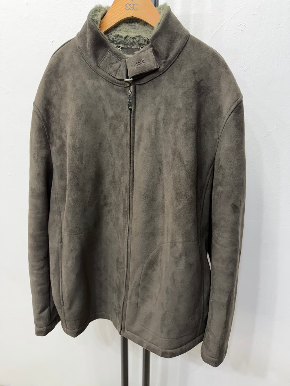 정품) LEE 리 스웨이드 무스탕 자켓 100 상품이미지3