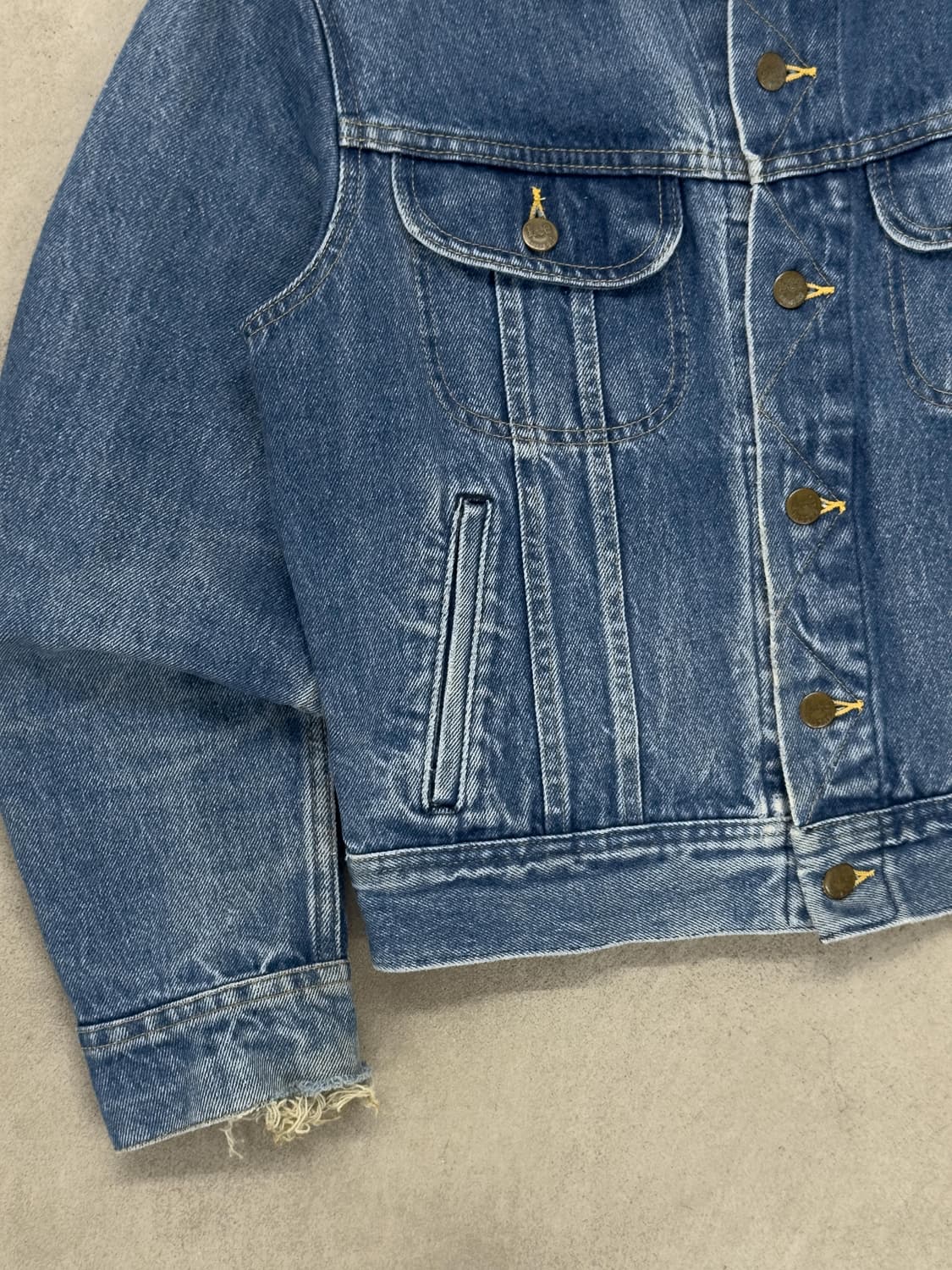 70s USA Lee 220 라이더스 데님 트러커 자켓 상품이미지3