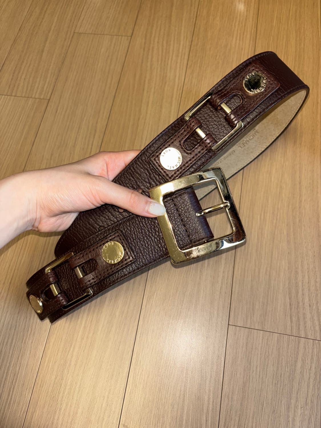 Michael Kors 빈티지 가죽벨트 상품이미지1