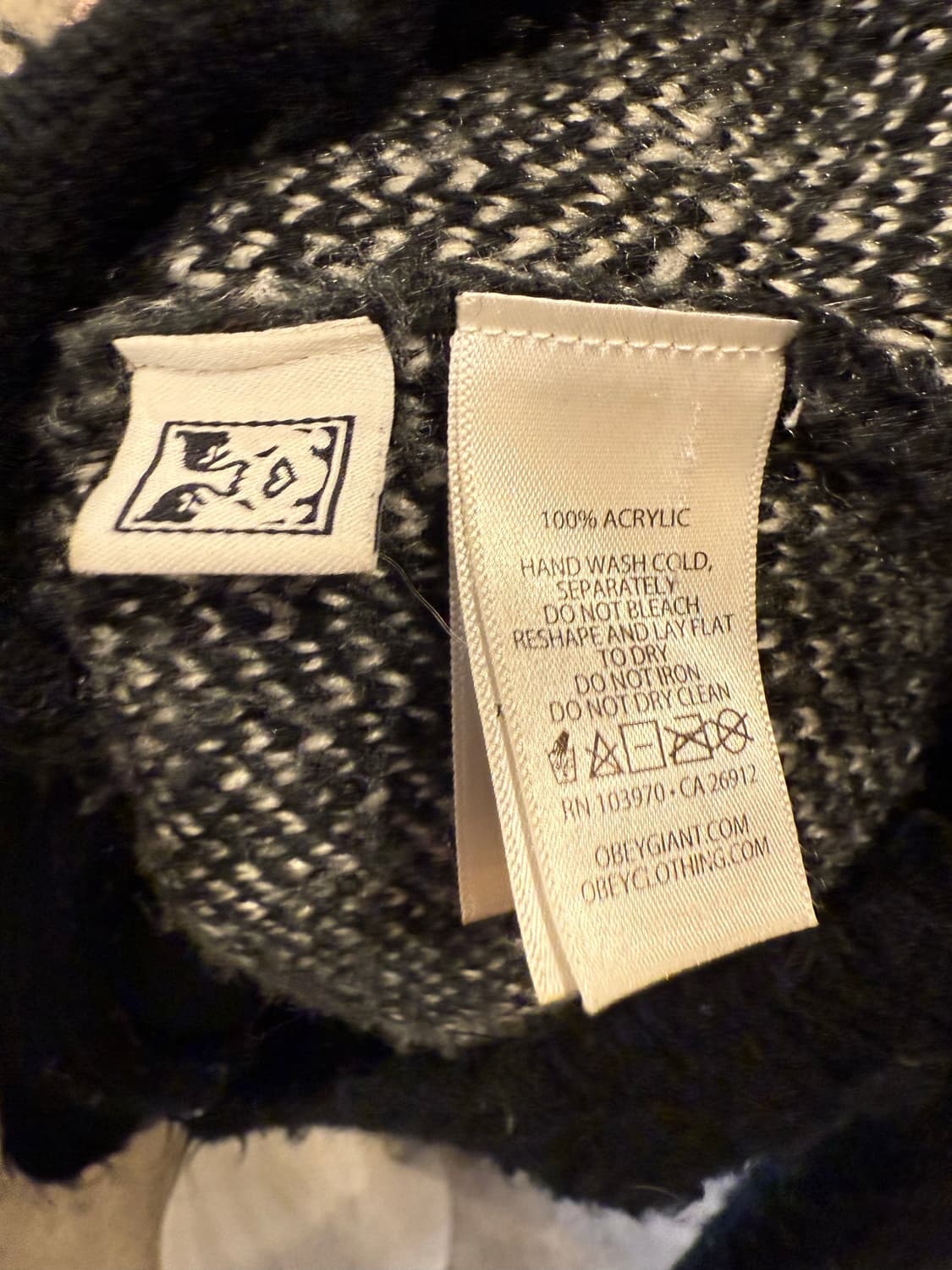 오베이 덱스터 블랙 가디건 상품이미지3