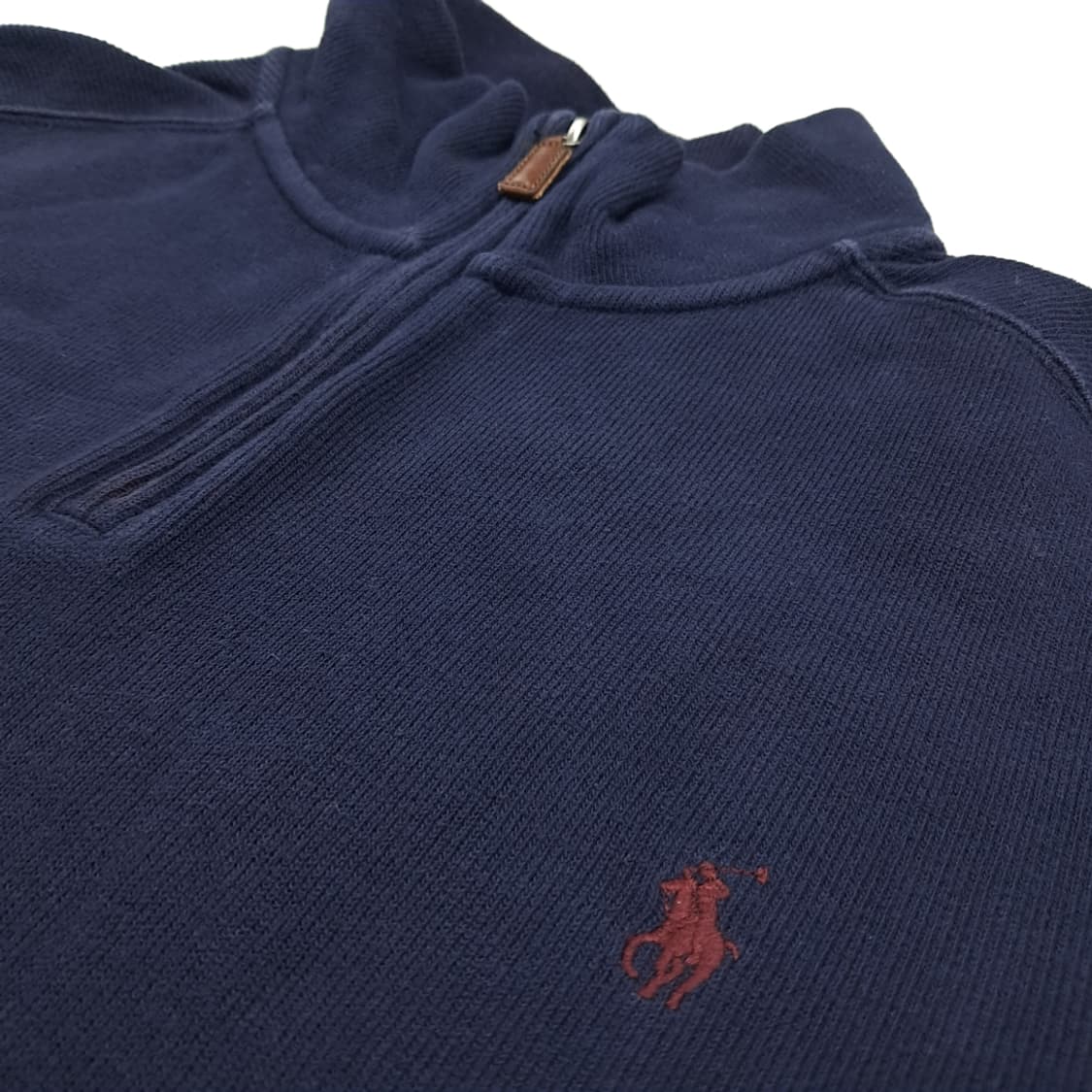 CN878 XL 폴로 랄프로렌 다크네이비 하프집업 긴팔 니트 스웨터 상품이미지5