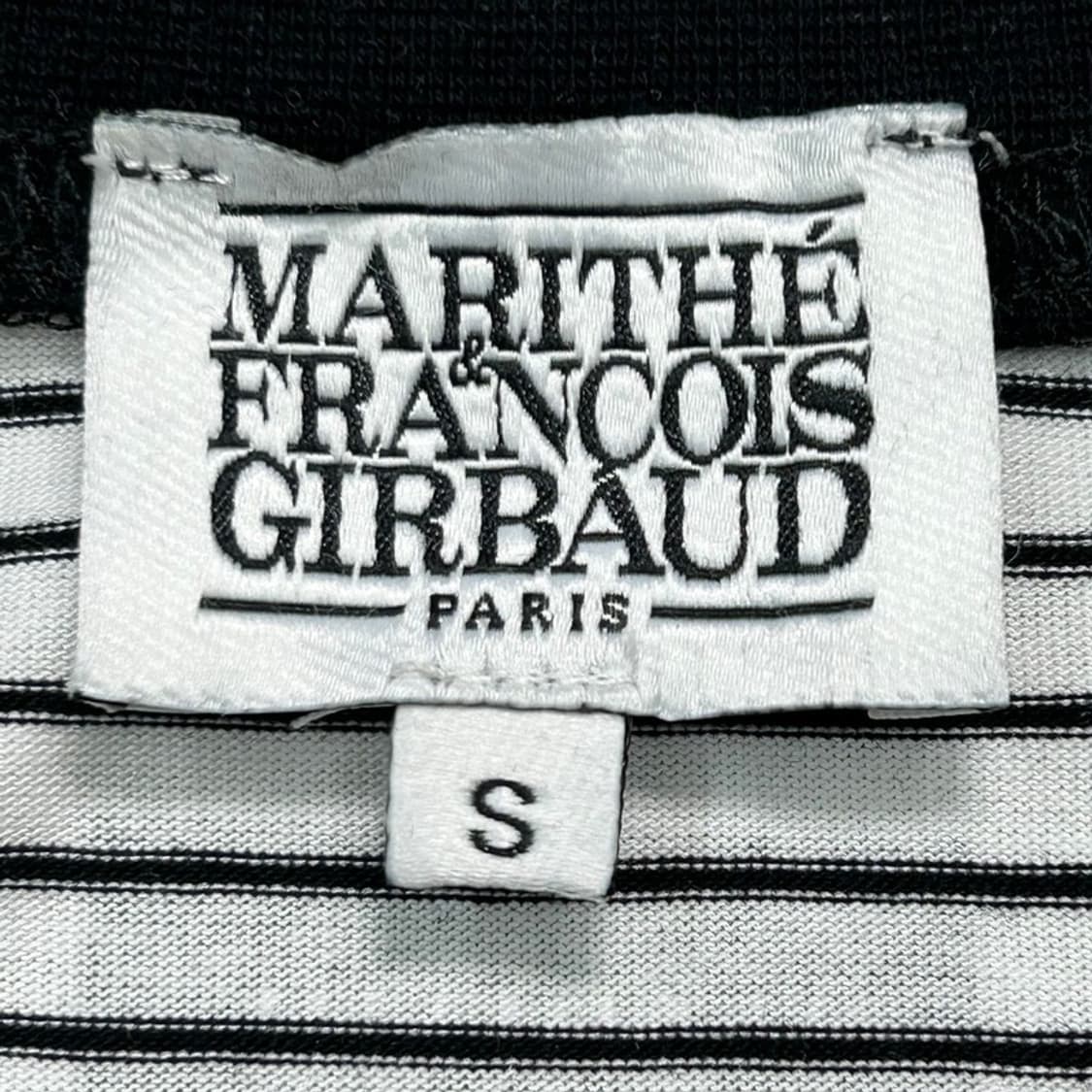 MARITHE FRANCOIS GIRBAUD U넥 스트라이프 링거티 S 상품이미지6