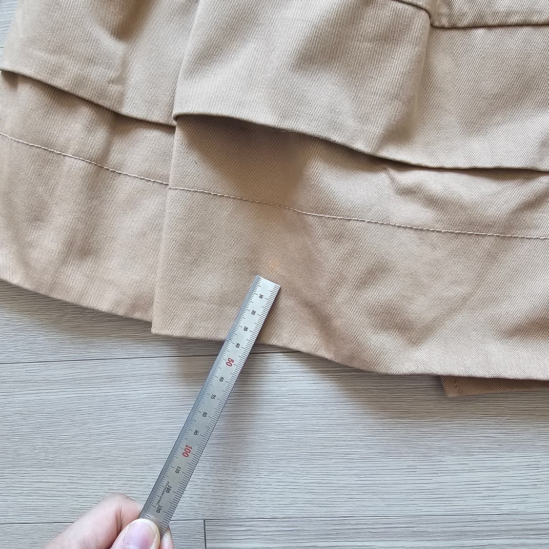 S 44 55) JILL by Jillstuart 트렌치 코트 베이지 간 상품이미지8