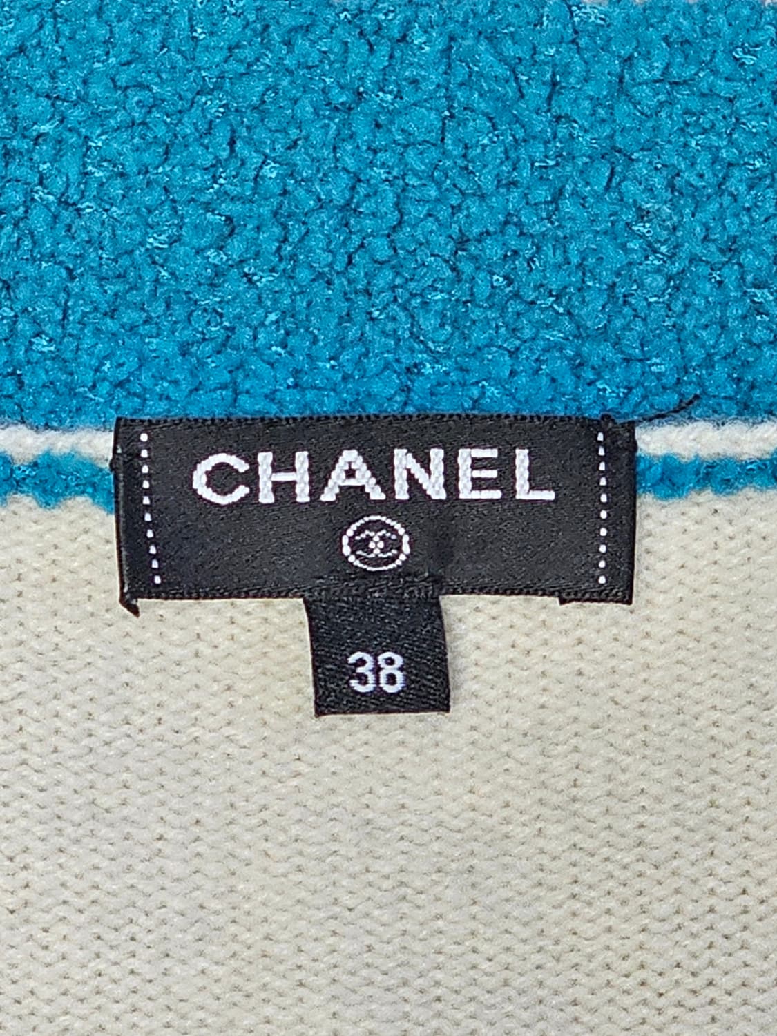 정품 여성 샤넬 캐시미어&울 가디건 38 상품이미지6