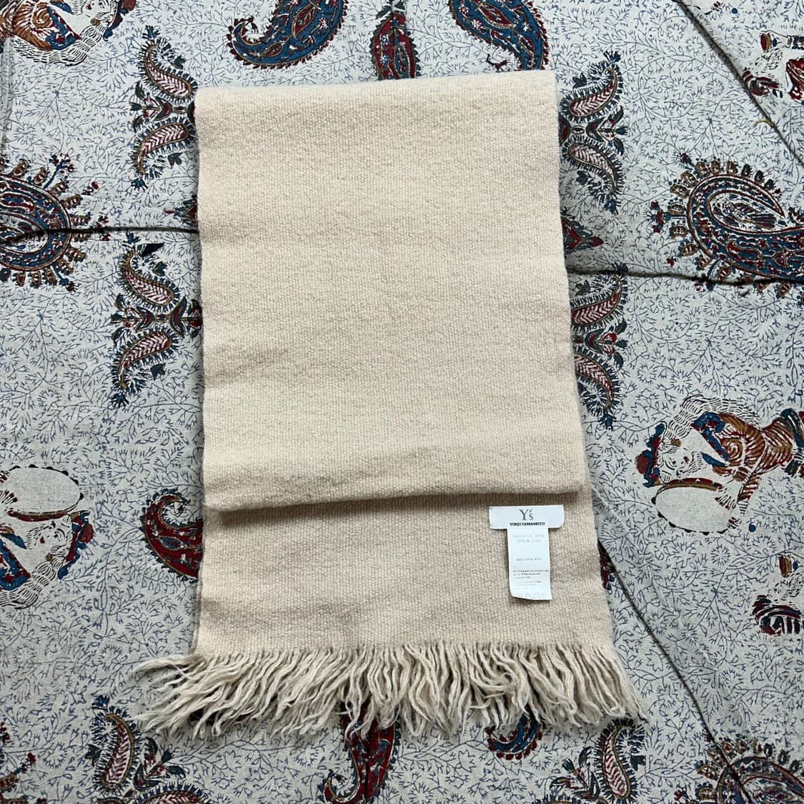 요지 야마모토 Ys 울 프린지 머플러 상품이미지2