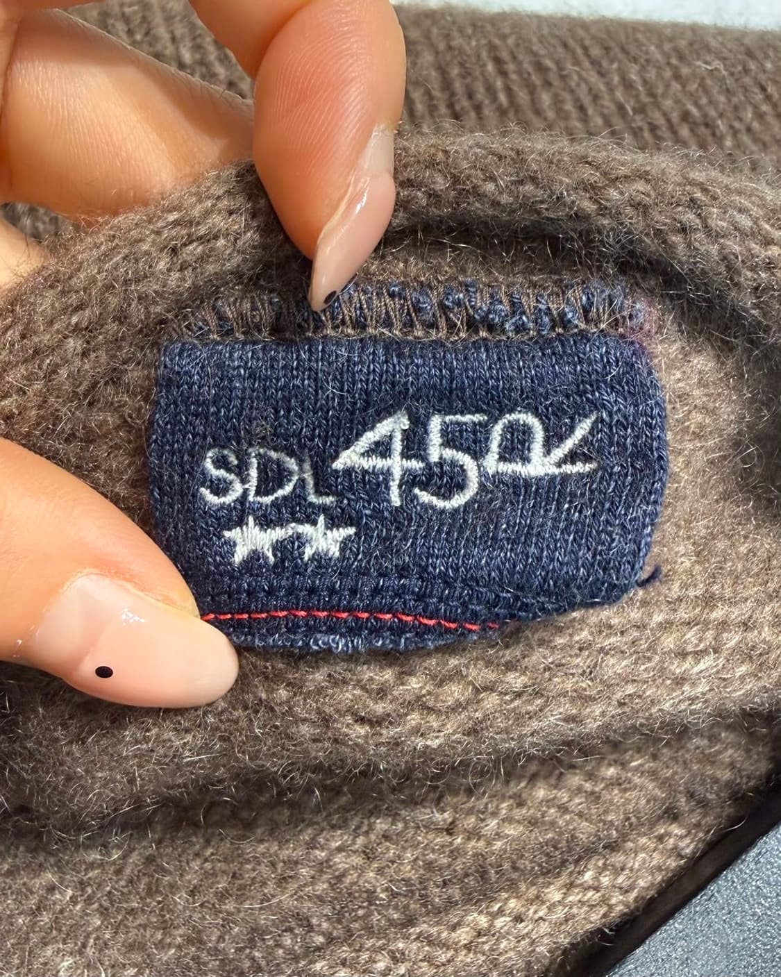 45rpm 브라운 캐시미어 혼방 니트  상품이미지8