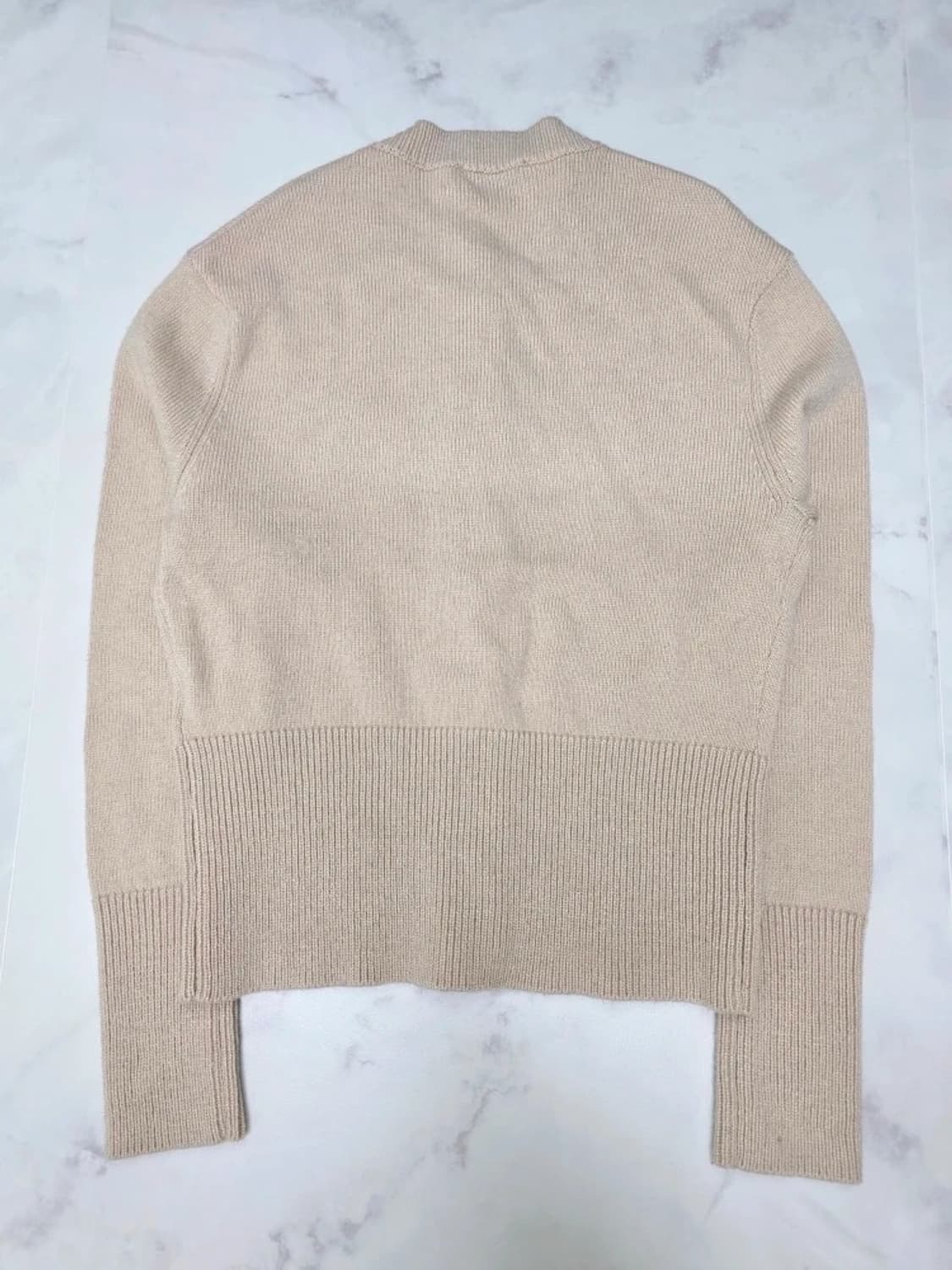 메종키츠네 폭스 패치 가디건 베이지 55 신상 상품이미지6