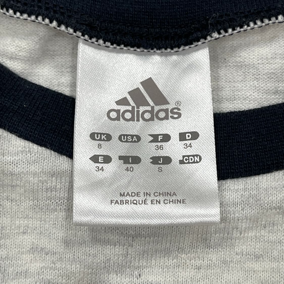 아디다스 일본판 빈티지 그레이 슬리브리스 상품이미지4