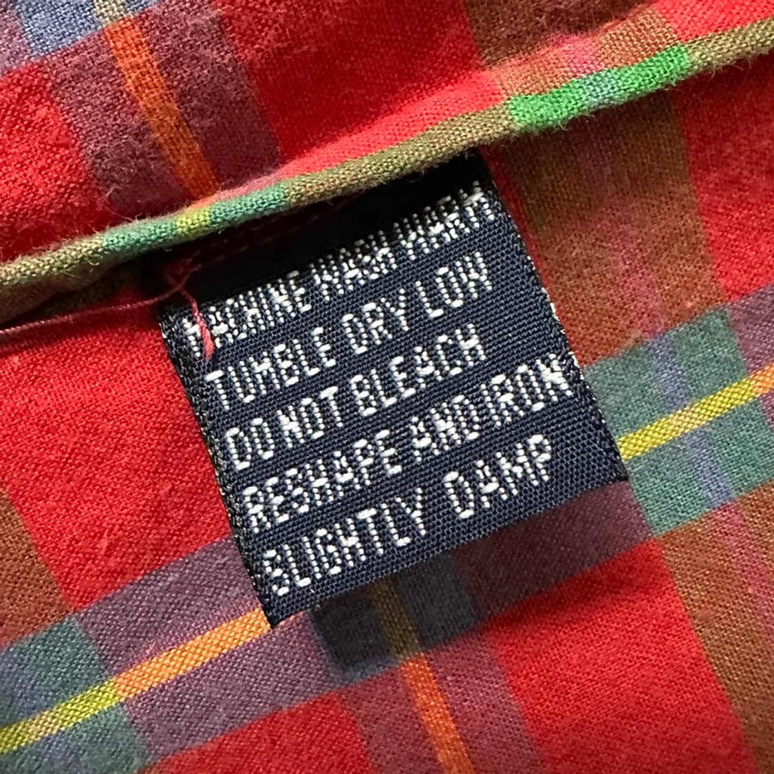 폴로랄프로렌 마드라스 체크 버튼 다운 반팔 셔츠 L사이즈 상품이미지9