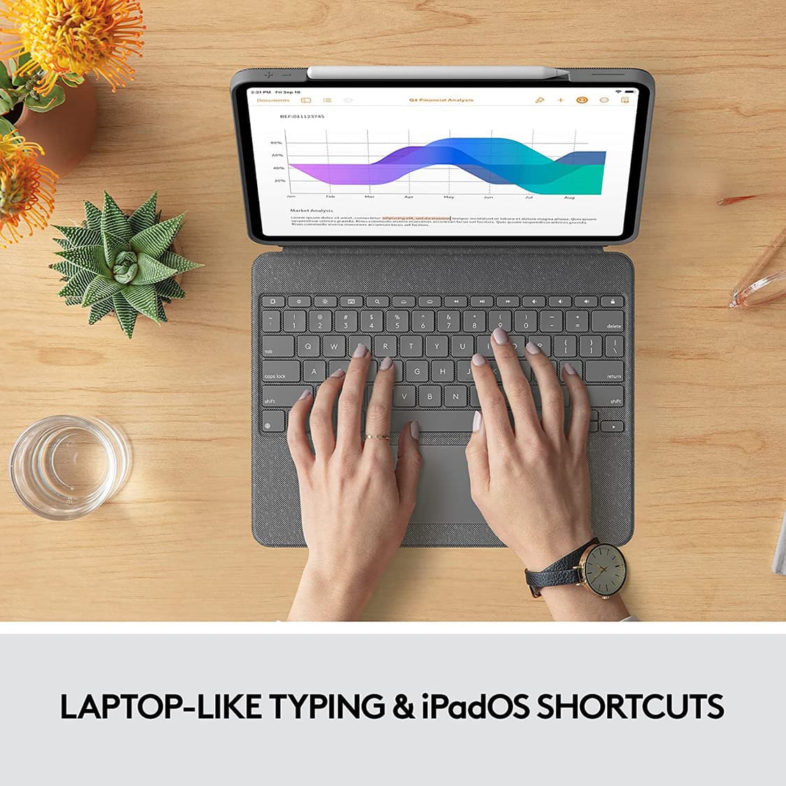 로지텍 콤보 터치 아이패드 프로 12.9 5세대 6세대 키보드 케이스 상품이미지10