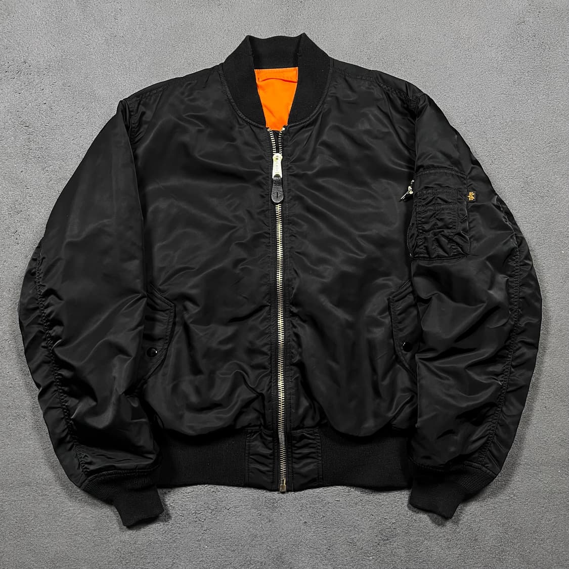 알파인더스트리 MA-1 블랙 자켓 상품이미지1