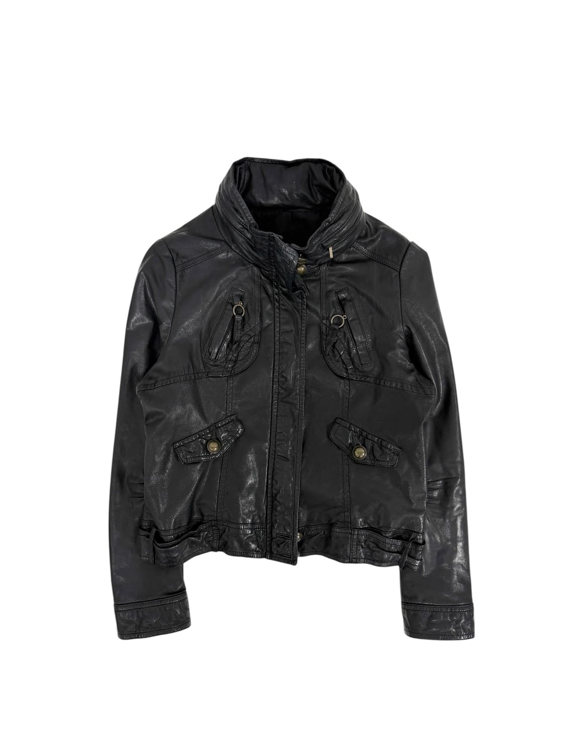 빈티지 램스킨 양가죽 레더 자켓 상품이미지1