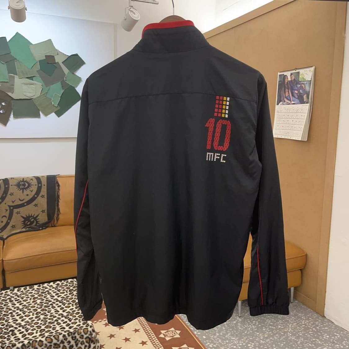 미즈노 풋볼클럽 올드스쿨 키치 바람막이 자켓 M C09187 상품이미지4