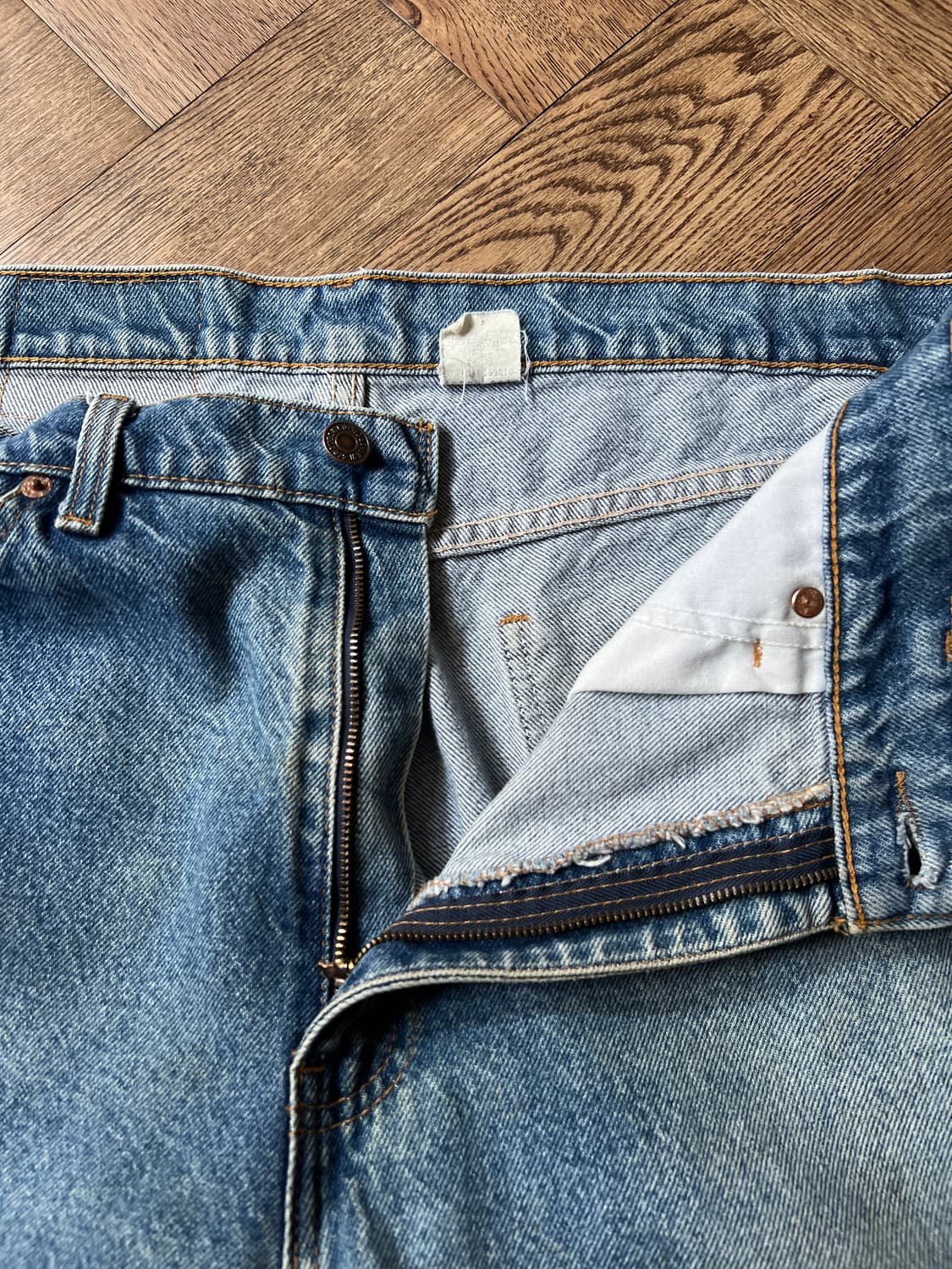 [36]90's 리바이스 USA 오렌지탭 505 데님 팬츠 상품이미지4