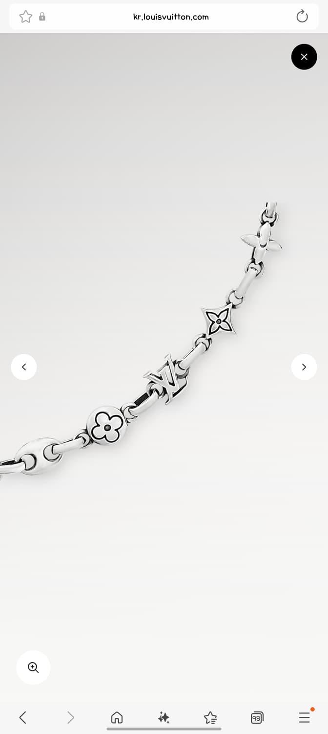 [새상품] 루이비통 세일러 목걸이 판매 합니다 상품이미지5