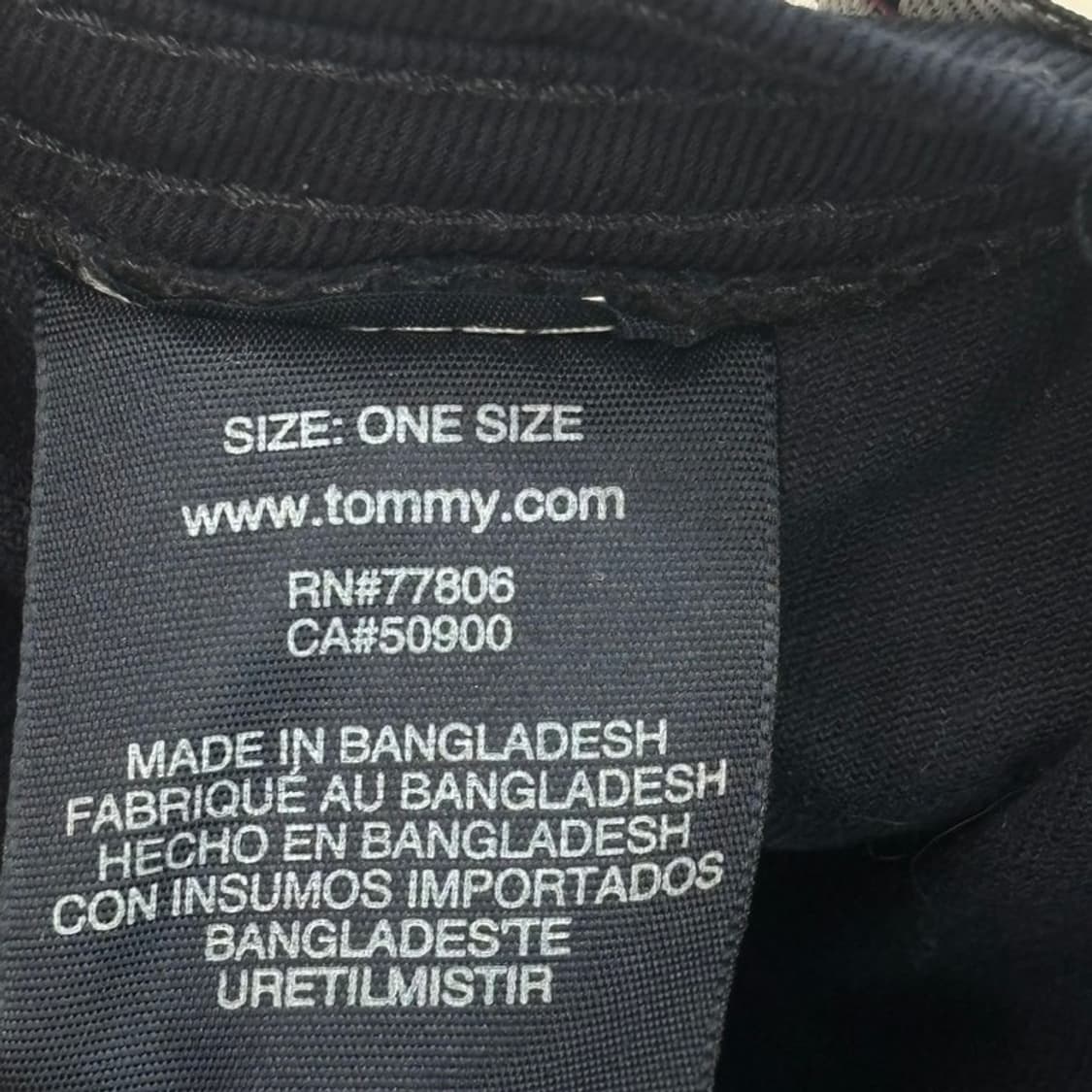 TOMMY HILFIGER 자수 로고 볼캡 네이비 상품이미지8