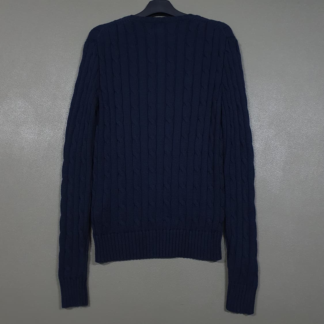 XS) 폴로 랄프로렌 신형 24FW 큐알탭 케이블 니트 꽈배기 스웨터 상품이미지8