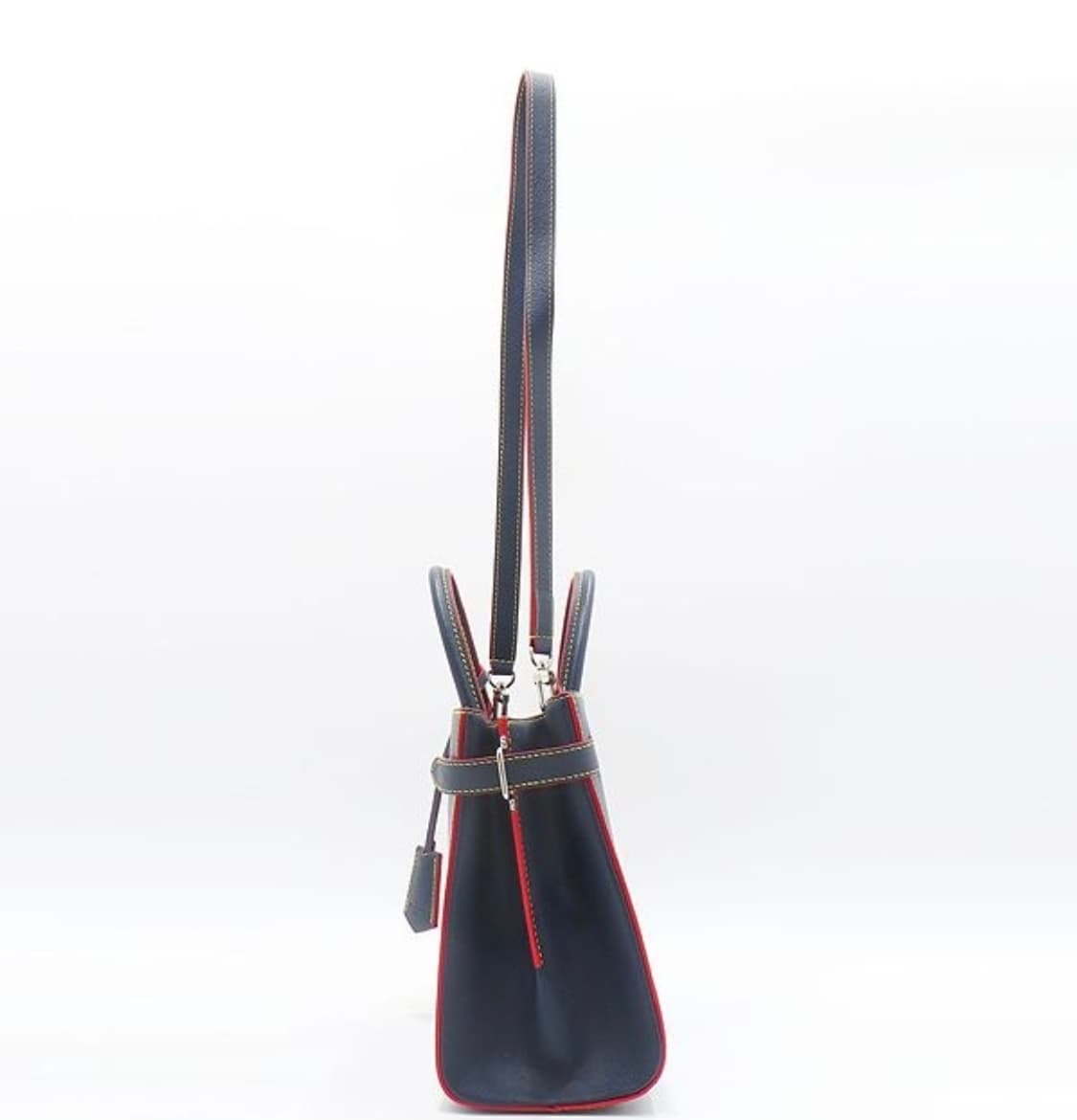 루이 비통 트위스트 토트 레더 2웨이 핸드백/숄더백 네이비 레드 상품이미지3