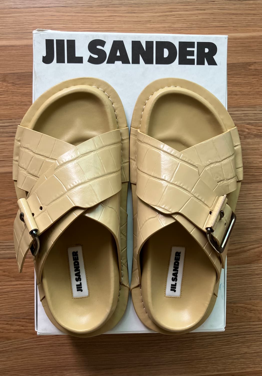 JIL SANDER 질샌더 레더 샌들 상품이미지2