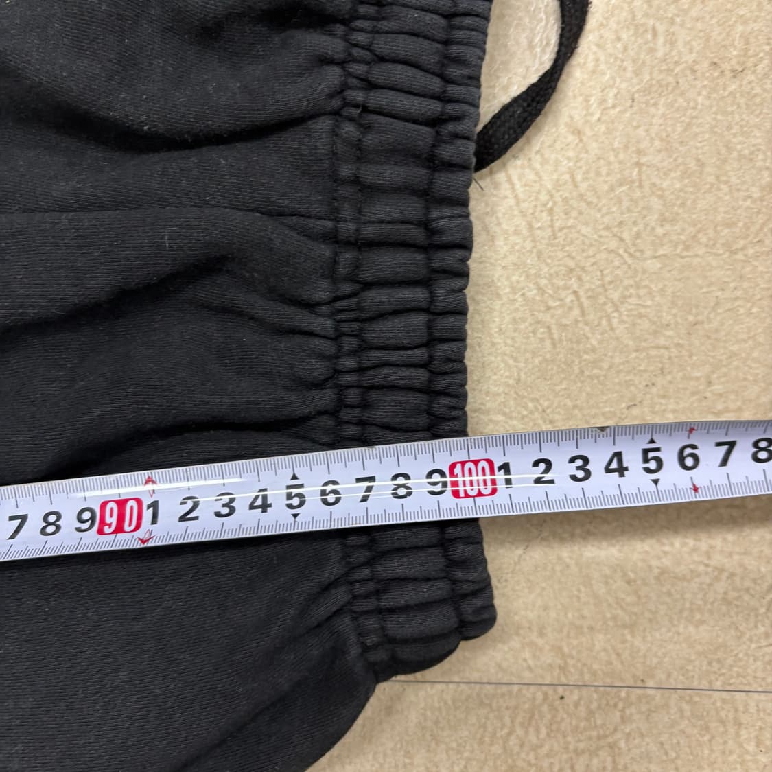 우알롱 스몰로고 블랙 트레이닝 팬츠 상품이미지5