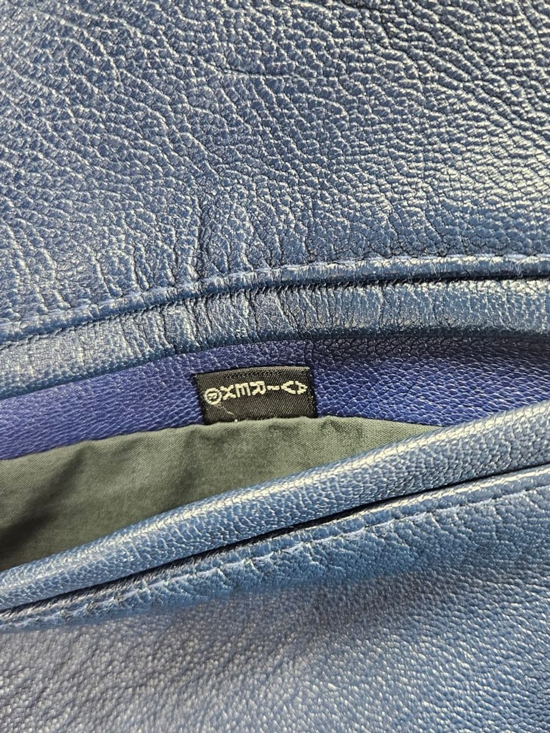 아비렉스 아이콘 네이비 가죽 블루종 자켓 ( M ) / 11063 상품이미지6