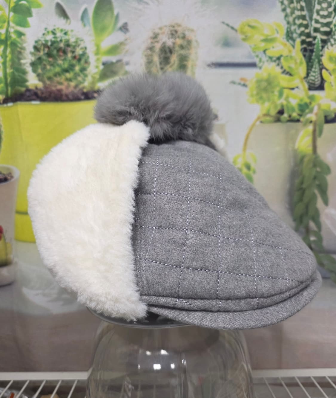 보그너 여성 겨울골프모자 귀달이 헌팅캡 골프모자 (프리) KG69 상품이미지5