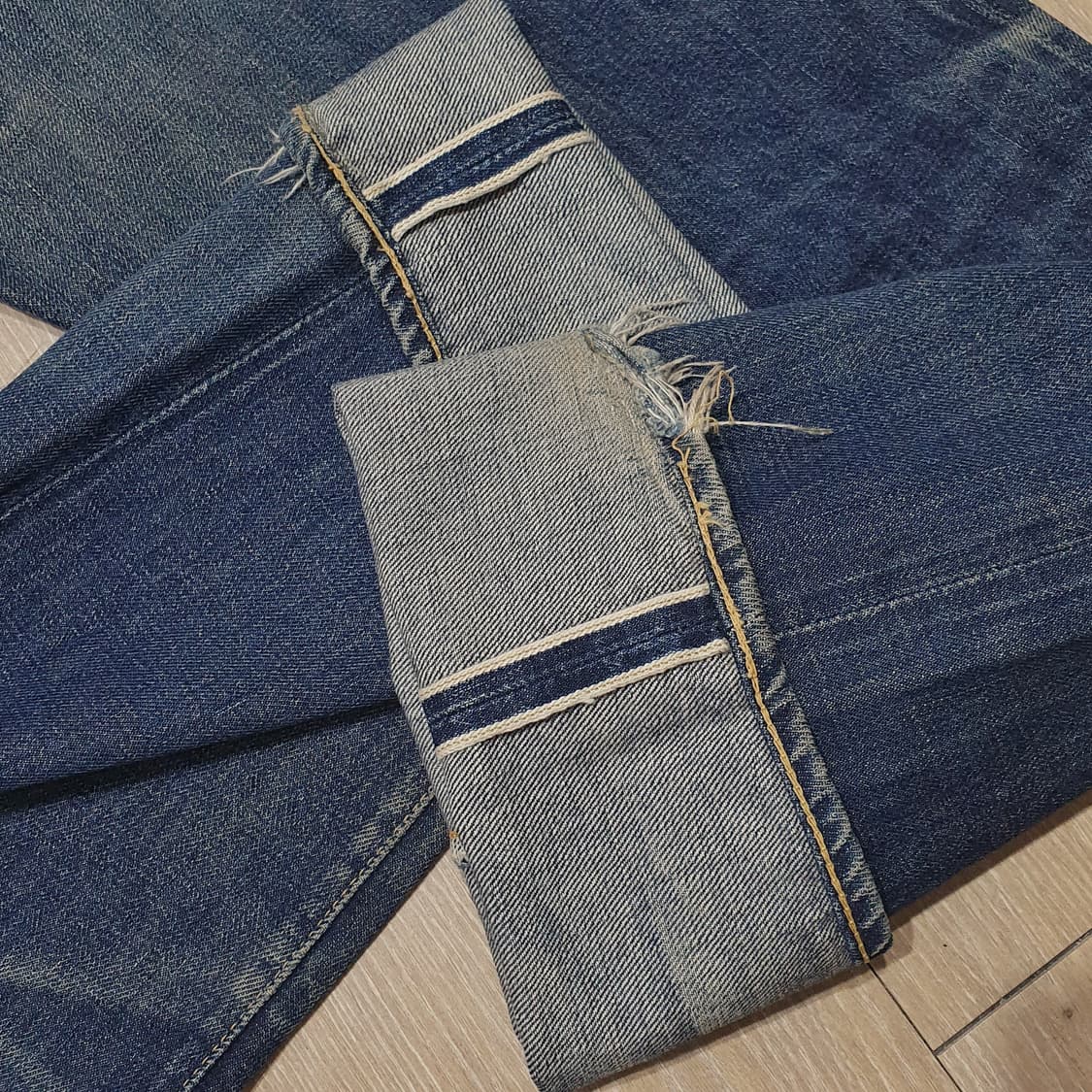 Skull jeans 스컬진 5507xx (32~33) 셀비지 데님 상품이미지8