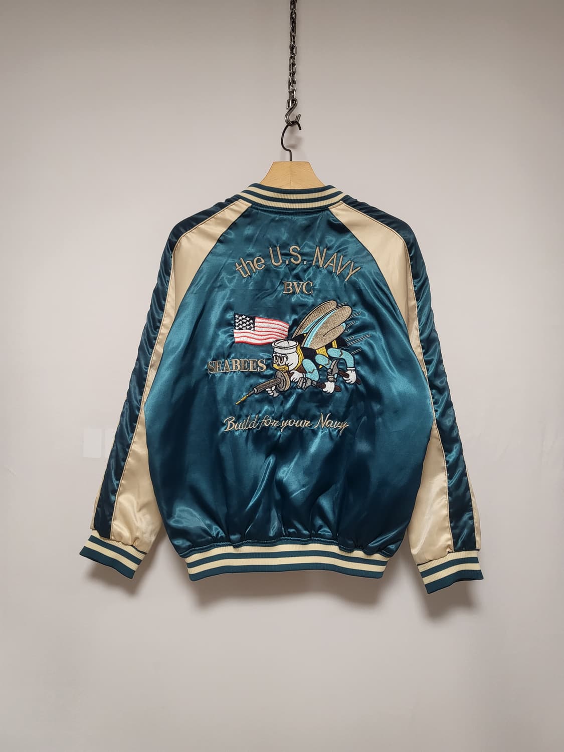 일본빈티지 리버시블 스카잔  상품이미지7