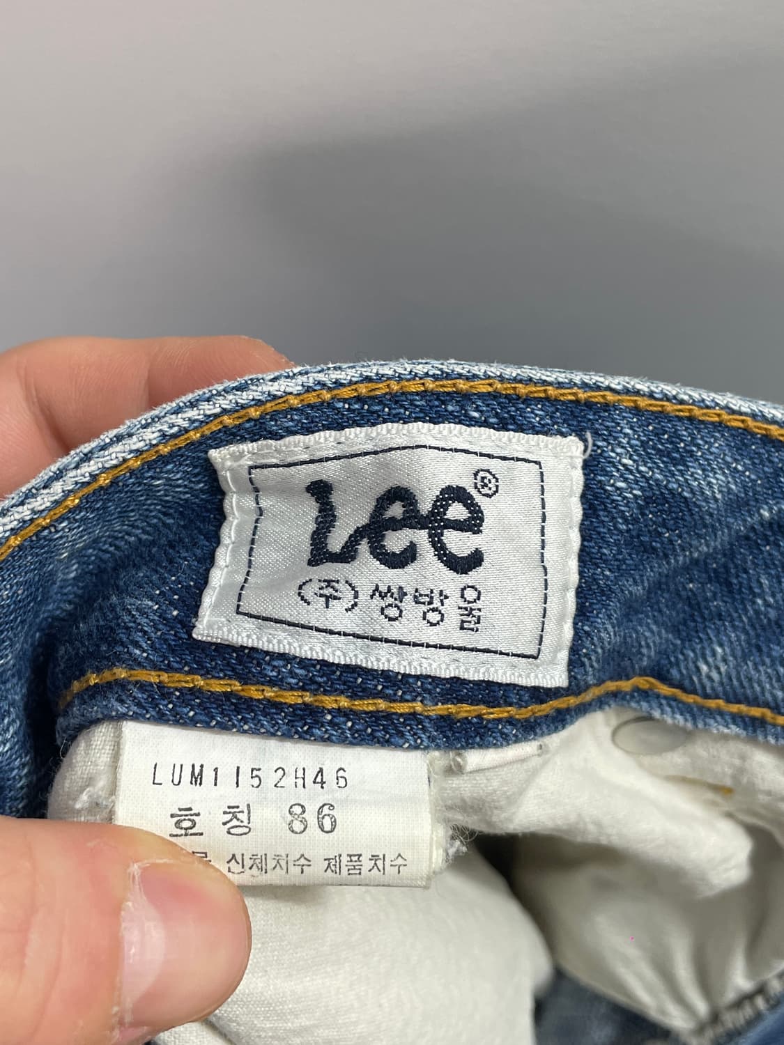 LEE 리 워싱 중청 데님팬츠 (onp.77) 상품이미지6