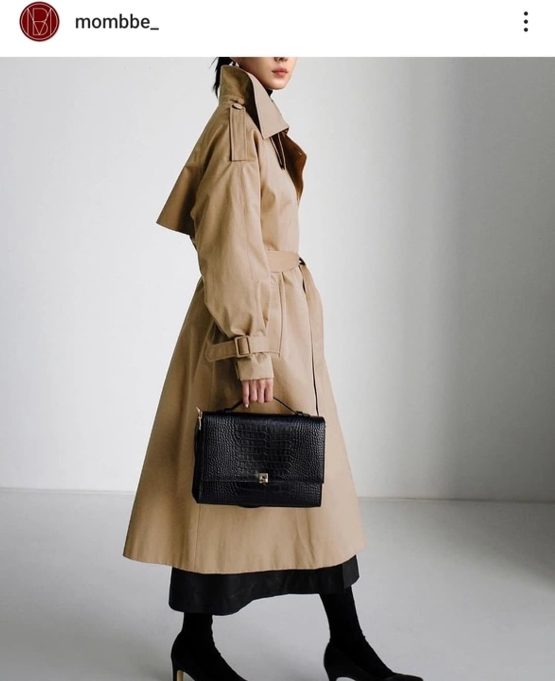 몸빼 롱 트렌치코트 상품이미지4