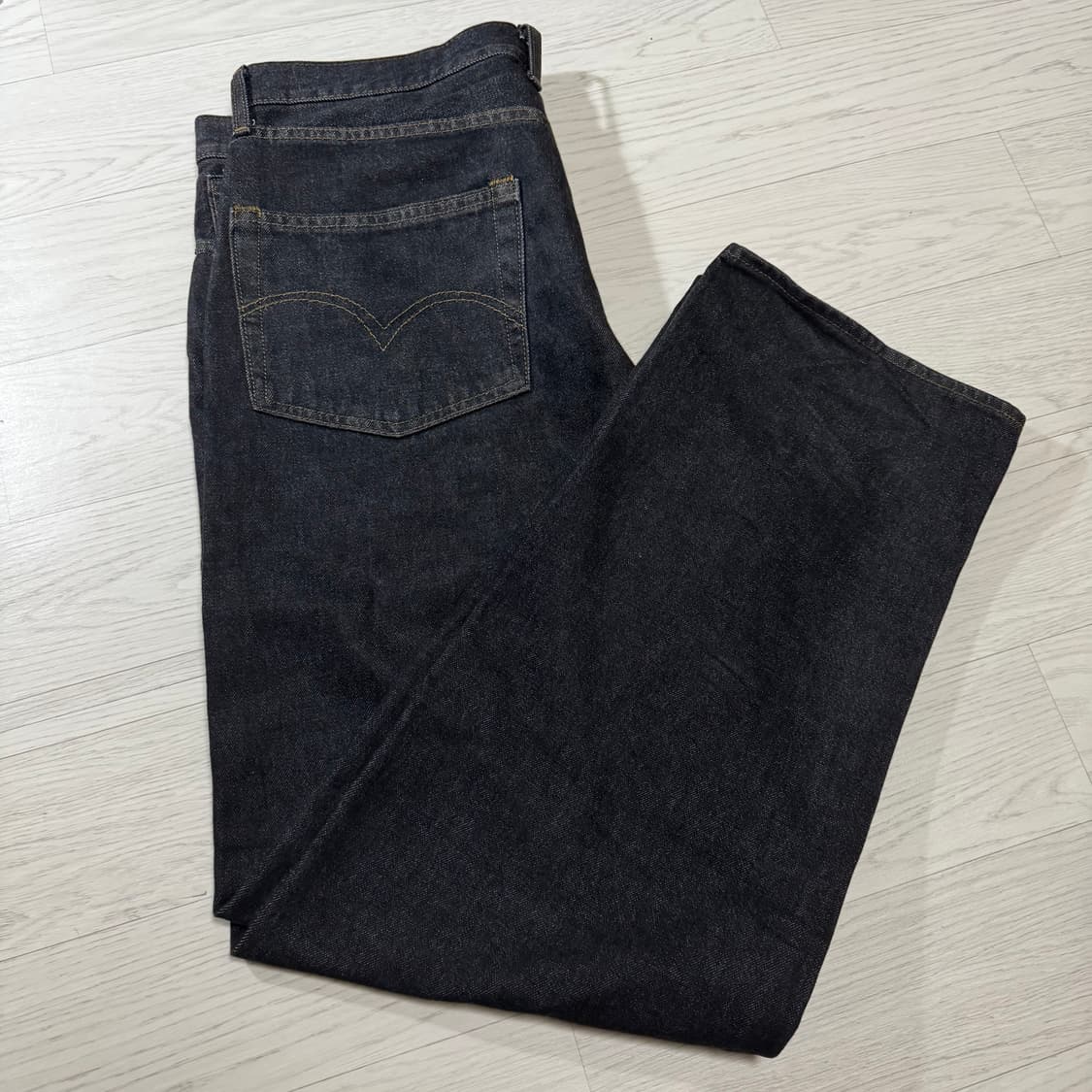 리바이스 X 빔즈 슈퍼 와이드 데님 블랙 (34 X 32) 상품이미지3