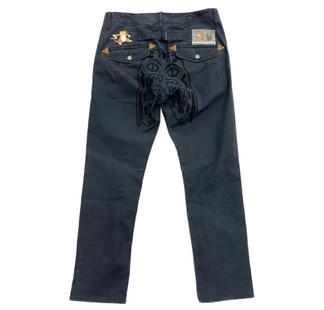 베이프 타이거 자수 치노팬츠 상품이미지1