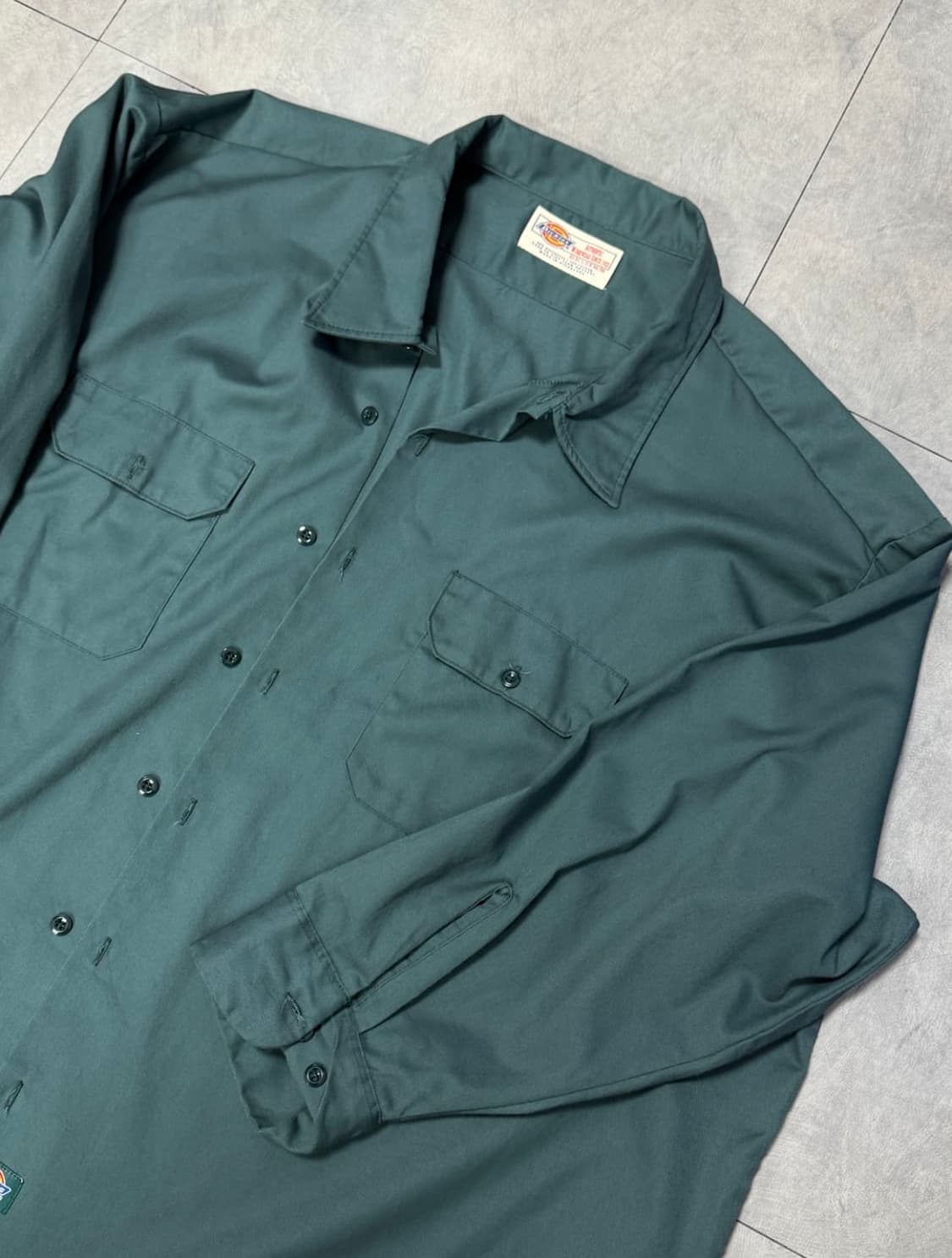 디키즈 헤비 오버 청록 워크셔츠 자켓 XXL 상품이미지1
