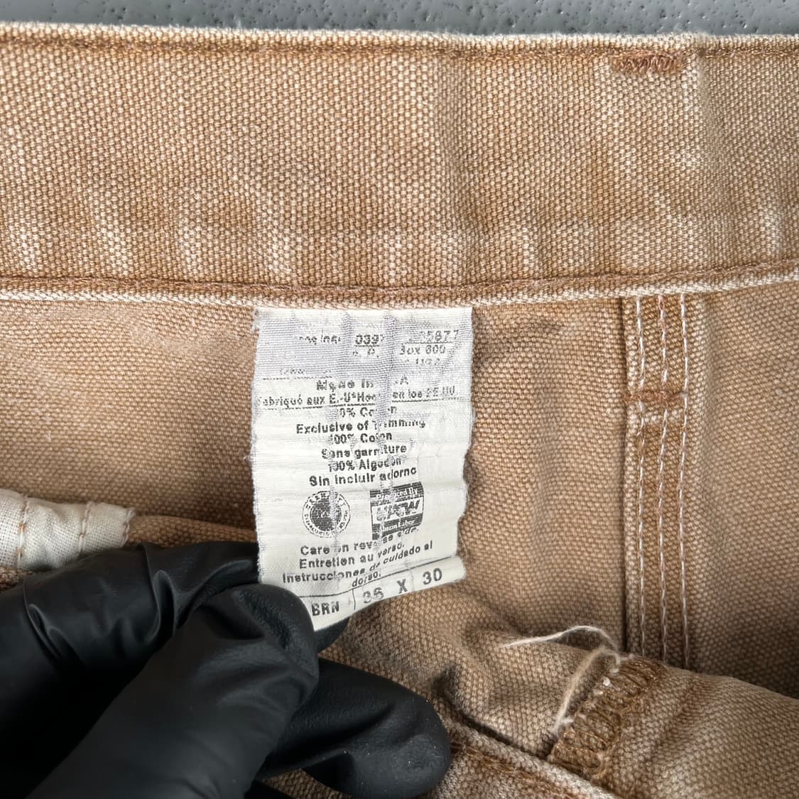 빈티지 칼하트 싱글니 카펜터 팬츠 B11BRN 상품이미지5