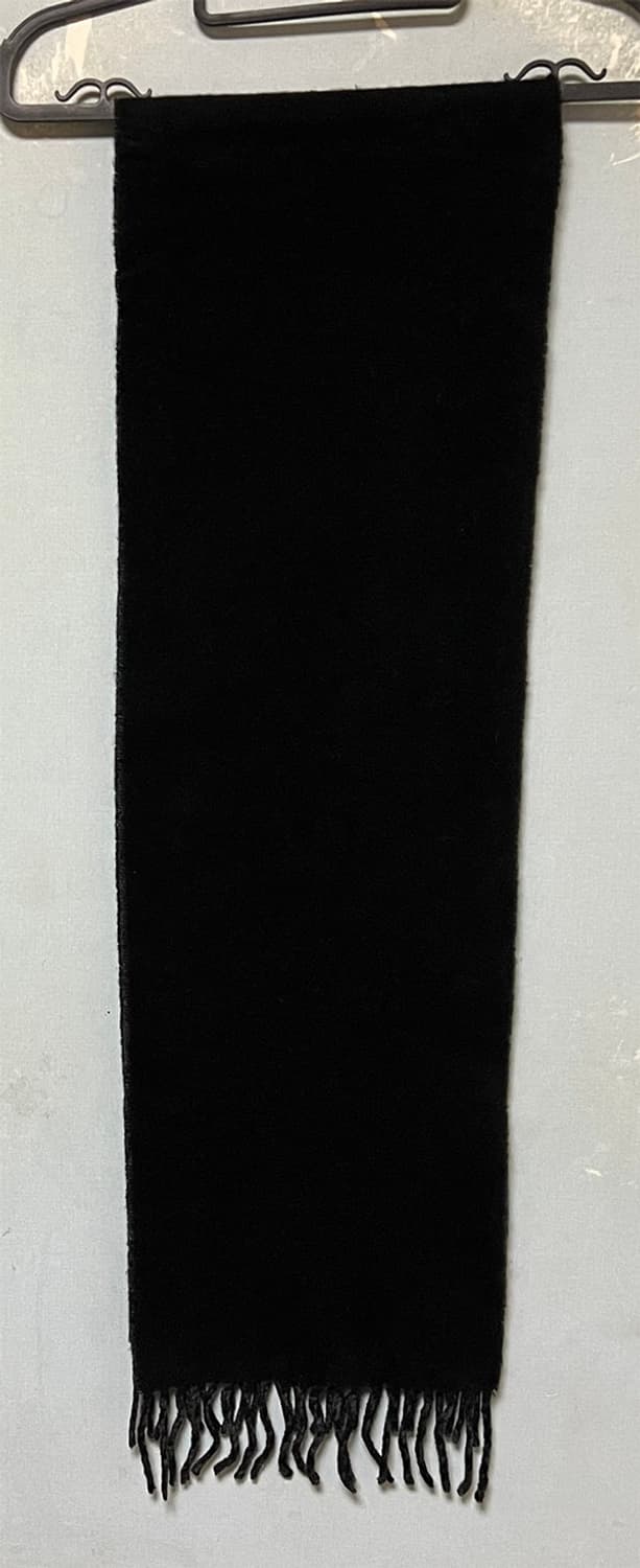 POLO 폴로 울 목도리 머플러 롱 블랙 프리 상품이미지2