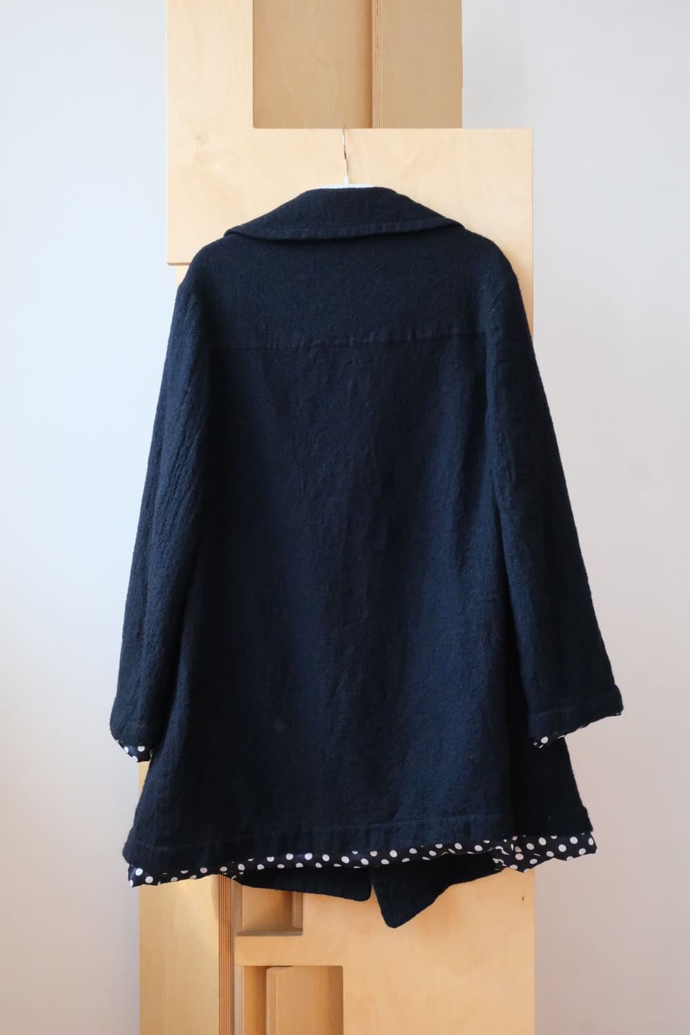  2015 Round Collar Boiled Wool coat 상품이미지2