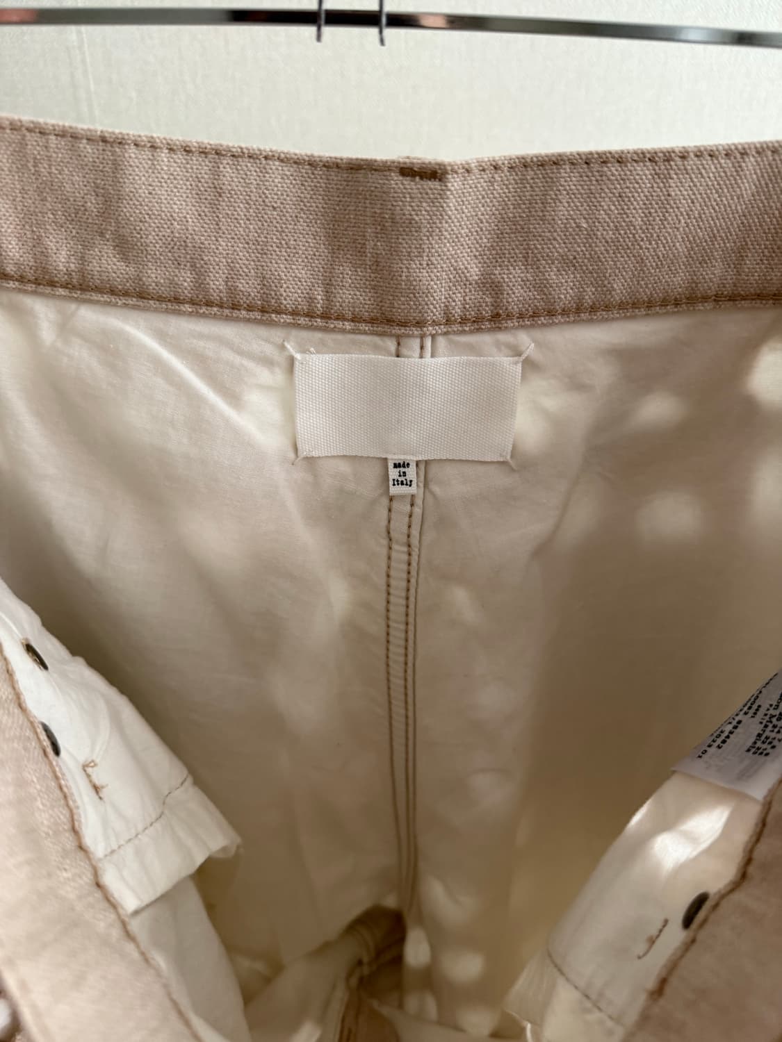 메종마르지엘라 20SS 펀치드홀 데님 베이지 상품이미지6