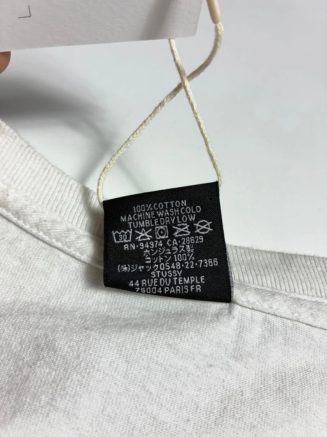 스투시 STUSSY 베이직 로고 코튼 반팔 티셔츠 R1413 상품이미지8