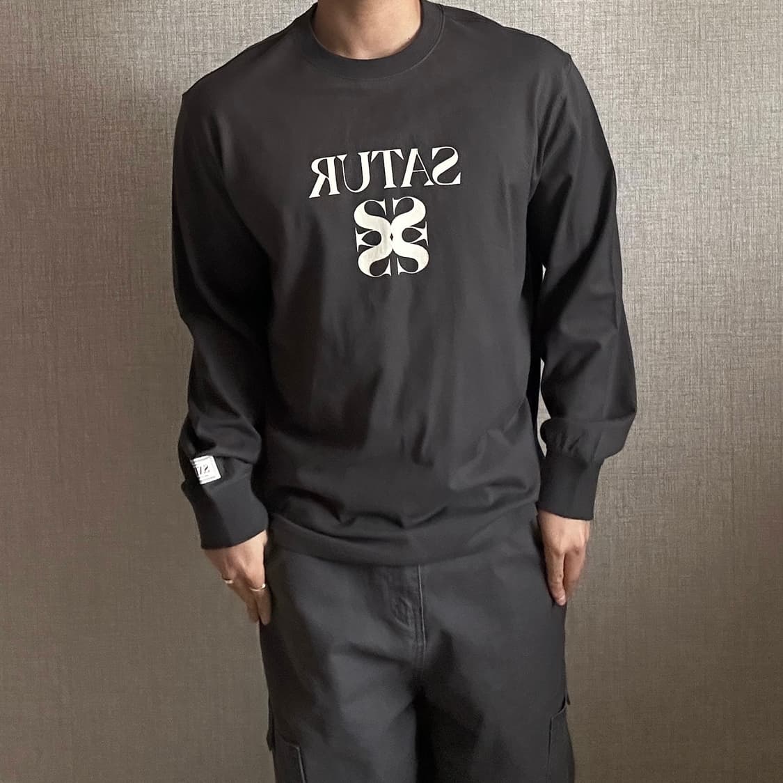 SATUR 세터 클래식 로고 롱슬리브 상품이미지1