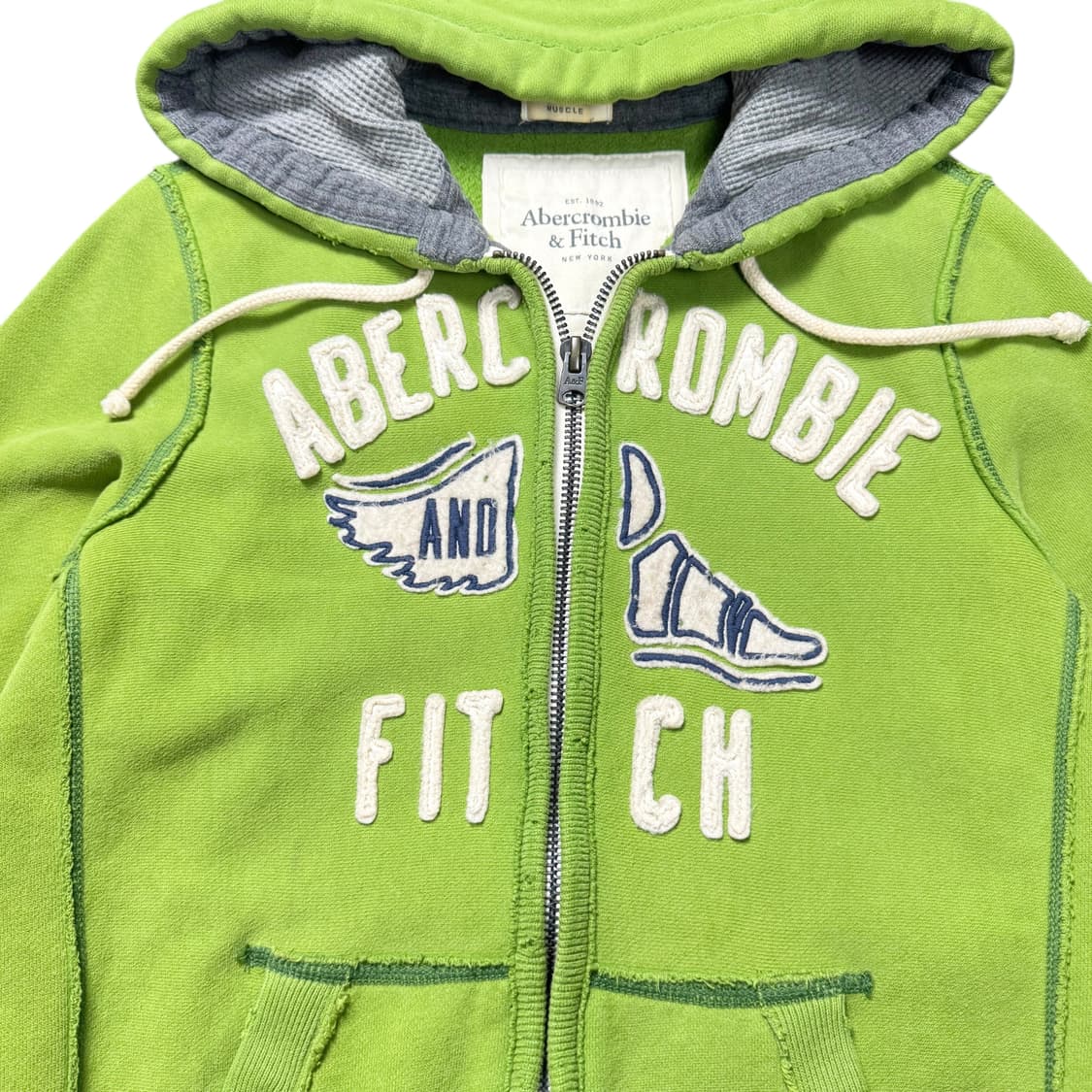 (S) 아베크롬비 양홍원 후드집업 그린  상품이미지2