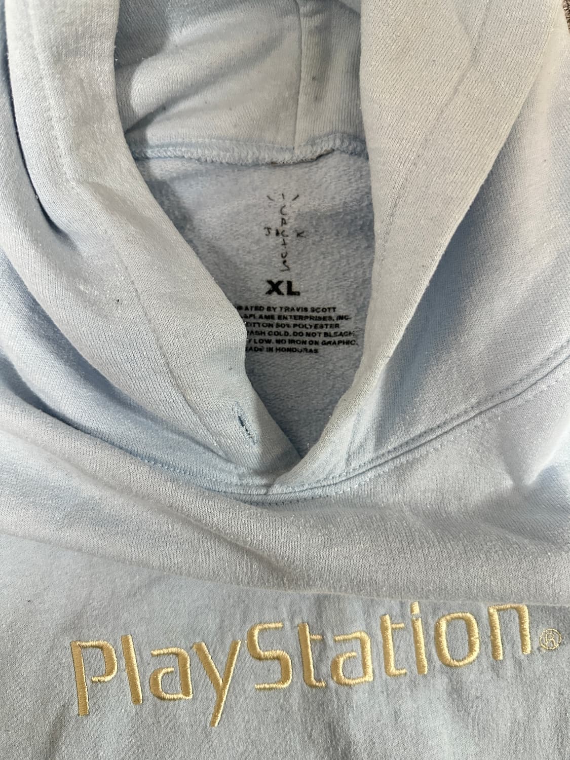 트래비스스캇 X 플레이스테이션 캑터스잭 후드티 XL 상품이미지3