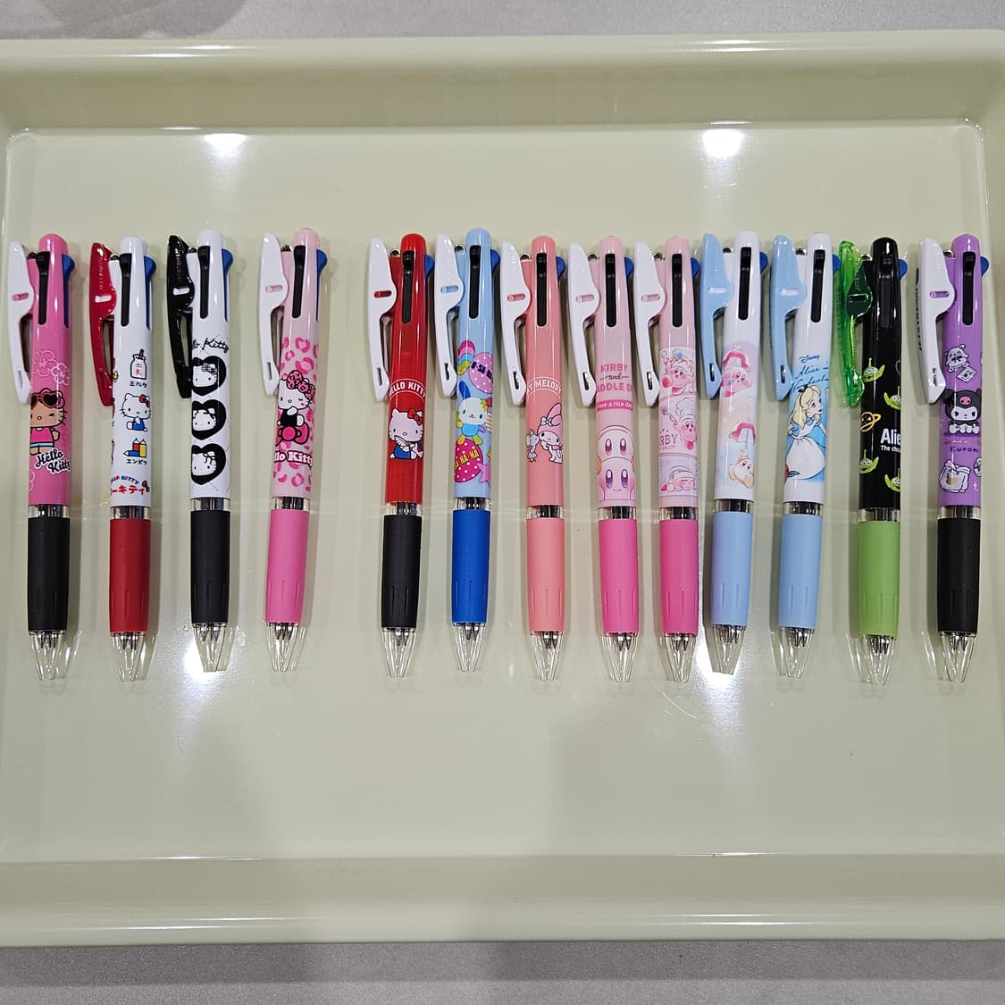 키티 우사하나 마멜 커비 앨리스 쿠로미 알린 제트스트림 3색볼펜 상품이미지1
