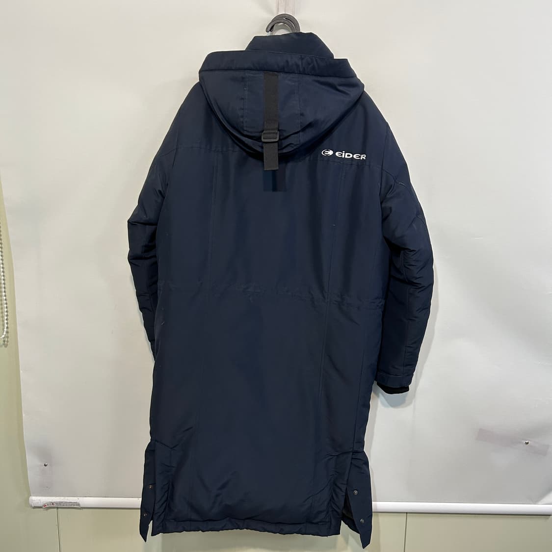 아이더 남성 덕다운 롱패딩 105 네이비 상태최상 상품이미지3