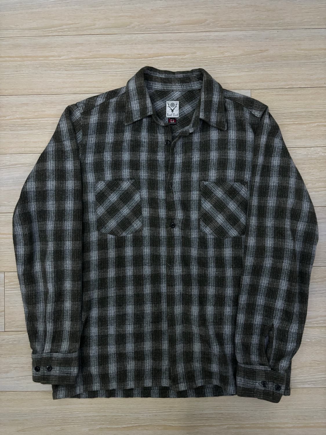 South2west8 플란넬 체크셔츠 m 상품이미지1